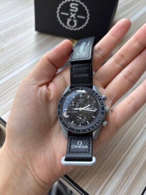 Omega Moon battery watch
